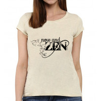 Ladies T-shirt - Now & Zen Crew Neck