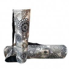 Yoga Mat Bag - Silver Mandala Fabric