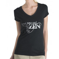 Ladies T-Shirt - Now & Zen (Black)