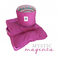 Meditation Cushion Set - Mystic Magenta